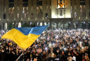 Mii de susținători ai opoziției au manifestat la Tbilisi împotriva guvernului considerat pro-rus