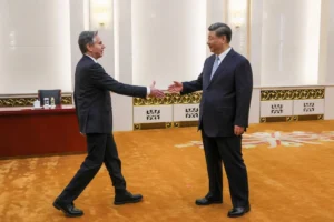 Vizită rară și esențială la Beijing: Secretarul de stat american Antony Blinken s-a întâlnit cu președintele chinez Xi Jinping Vizită rară și esențială la Beijing: Secretarul de stat american Antony Blinken s-a întâlnit cu președintele chinez Xi Jinping
