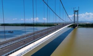 Podul de la Brăila - una dintre cele mai complexe lucrări de infrastructură realizate vreodată în România va fi inaugurat joi
