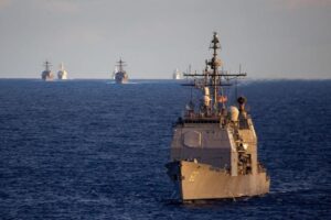 O navă a Marinei americane a pătruns ilegal în apele adiacente Second Thomas Shoal