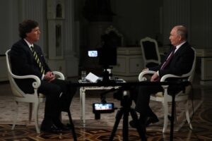 Vladimir Putin s-a declarat surprins de lipsa unor „întrebări tăioase" în cadrul interviului cu Tucker Carlson 