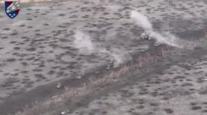 Primele imagini cu marele asalt mecanizat încercat de ruși lângă Tonenke