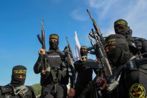 Palestinian,Militants,From,The,Al-quds,Brigades,,The,Armed,Wing,Of