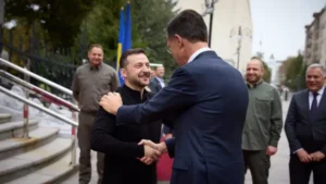 Mark Rutte vizitează Kievul Mark Rutte vizitează Kievul