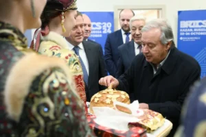 Guterres participă la summitul BRICS din Rusia