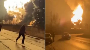 Explozii la Rafinăria Rosneft din Rusia, în urma unui atac cu drone