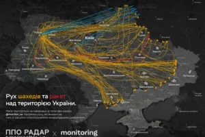 Harta atacului masiv cu 728 drone și 13 rachete asupra Ucrainei