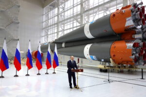 Russian President Putin and Belarusian President Lukashenko visit the Vostochny Cosmodrome