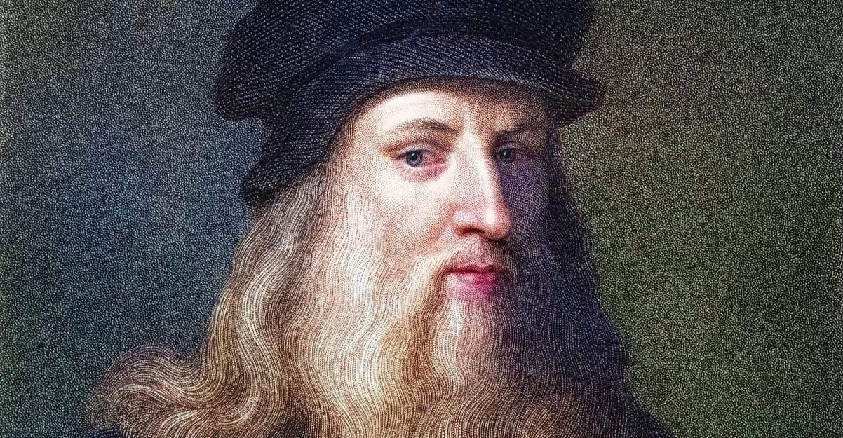 portret care îl înfățișează pe legendarul polimat, Leonardo da Vinci
