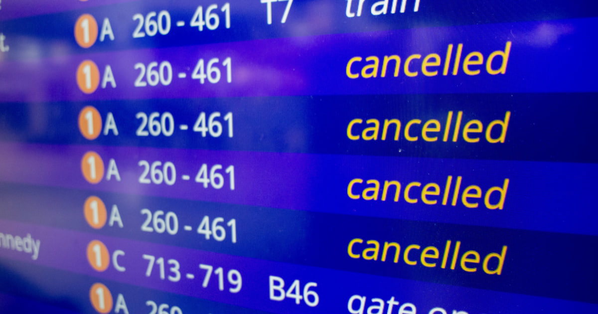 zbor anulat - imagine simbol