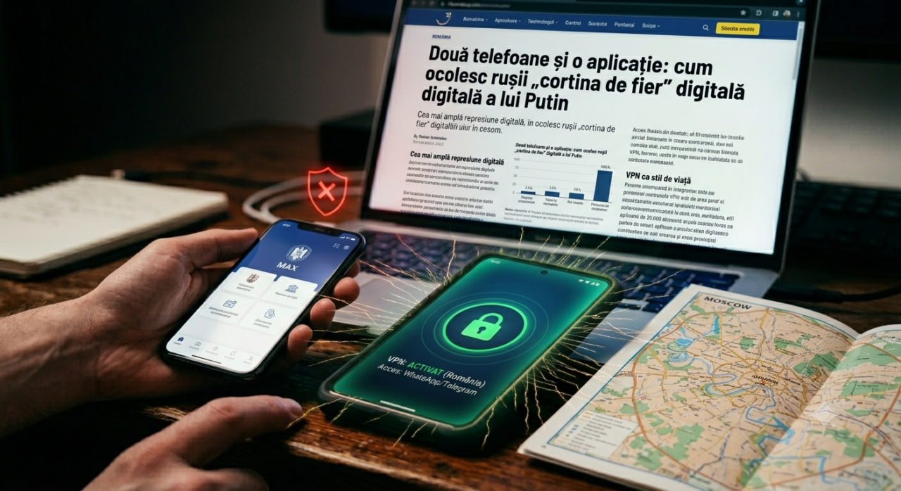 Două telefoane și o aplicație: cum ocolesc rușii „cortina de fier” digitală a lui Putin / depositphotos