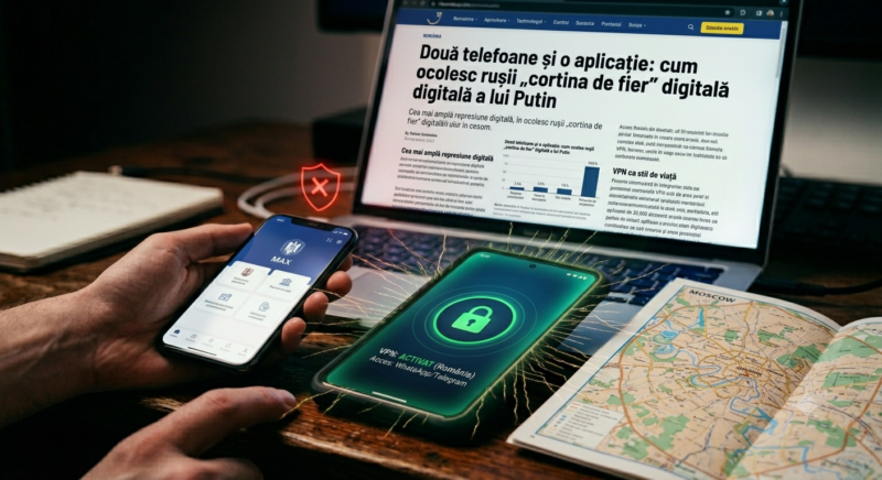 Două telefoane și o aplicație: cum ocolesc rușii „cortina de fier” digitală a lui Putin / depositphotos