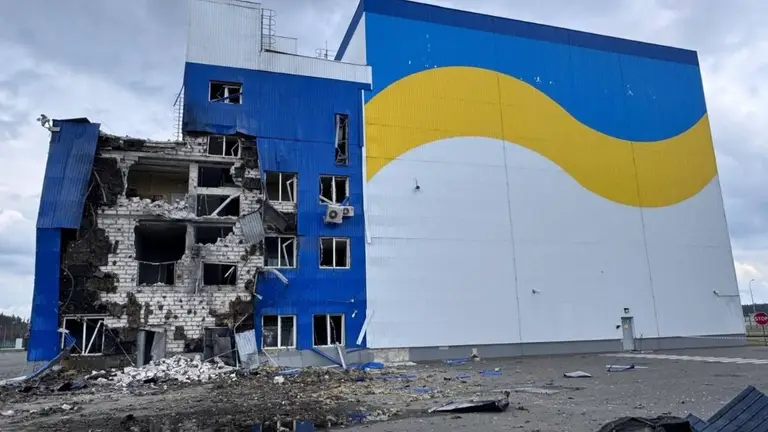 Dronă rusă a lovit un obiect de stocare a combustibilului nuclear lângă Cernobîl/Energoatom Telegram