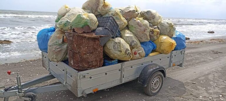 Desant ecologic la Sulina: voluntarii au strâns peste 7,5 tone de deșeuri de pe plaja din Delta Dunării / depositphotos