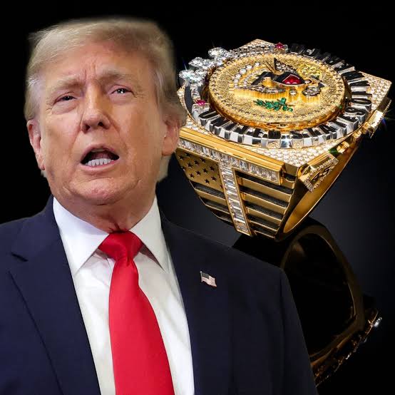 Companie belgiană din industria diamantelor, beneficiară a unor facilități tarifare, i-a oferit lui Donald Trump un inel de lux cu diamante / Fotografie de pe rețelele de socializare