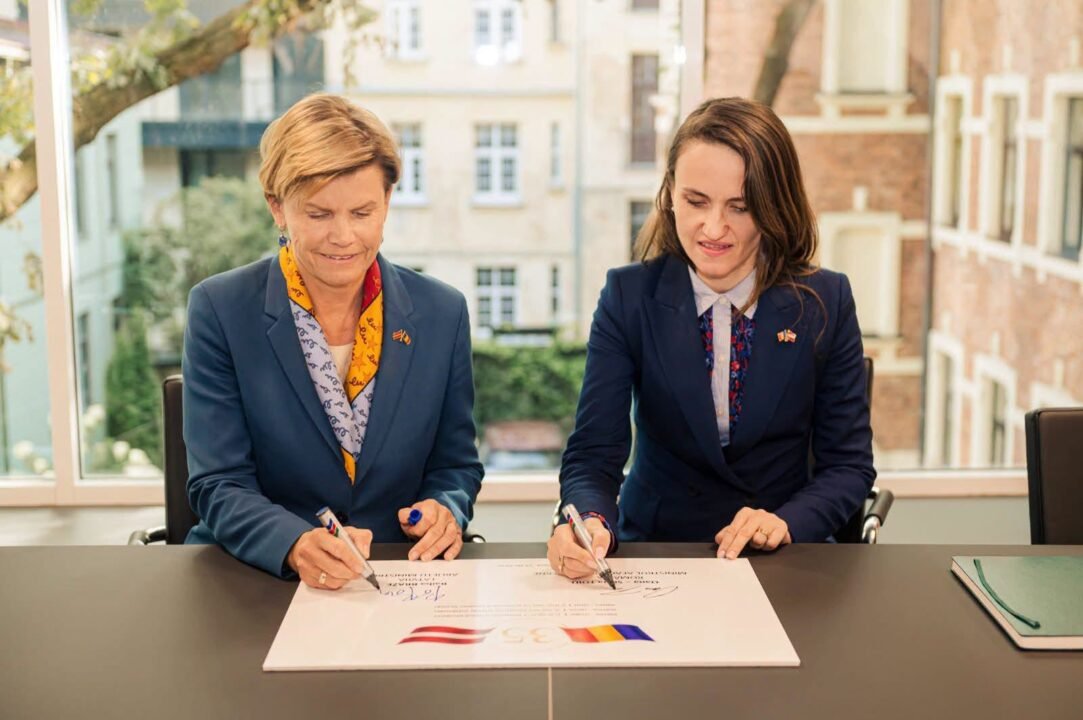 România a inaugurat noua clădire a Ambasadei din Riga: Bucureștiul consolidează cooperarea cu Letonia / Facebook Oana Țoiu