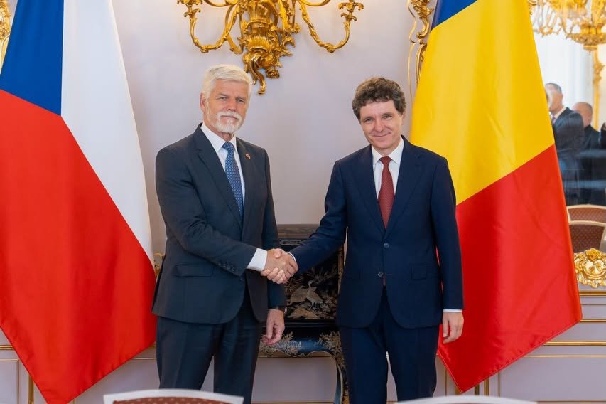 Nicușor Dan la Praga: România și Cehia își consolidează cooperarea în economie, energie și apărare / Facebook Nicușor Dan