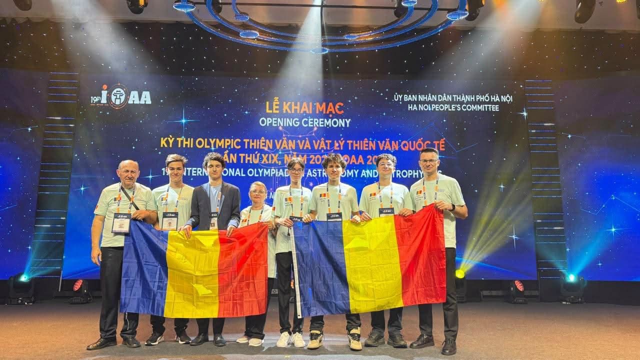 Elevii români au câștigat cinci medalii la Olimpiada Internațională de Astronomie și Astrofizică / Ministerul Educației - România﻿ Facebook